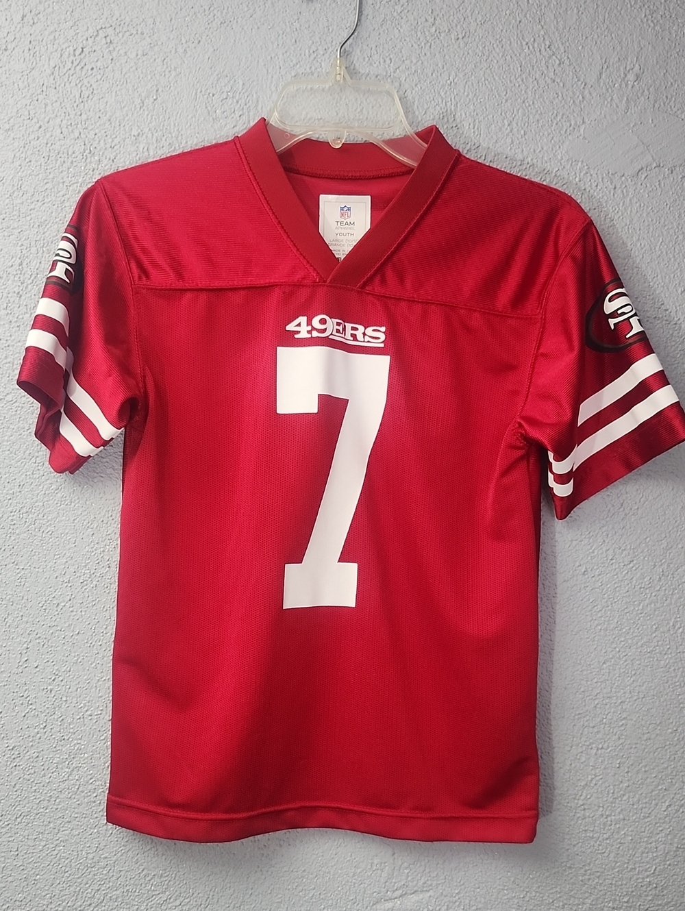 NFL Youth San Francisco 49ers Red #7 Jersey
